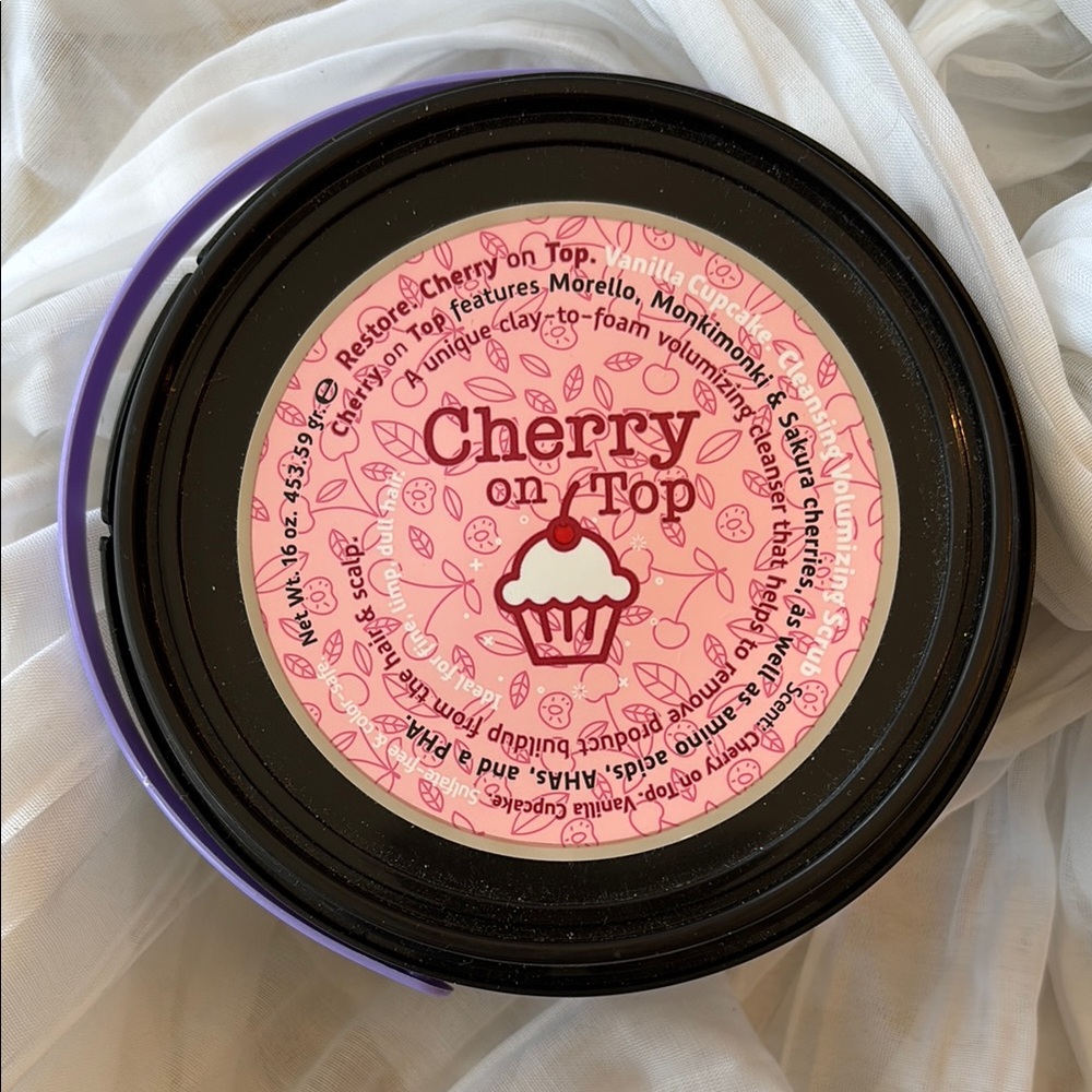 *NEW* TWEAK’D BY NATURE Restore Cherry on Top Cleansing/ Volumizing Hair Scrub